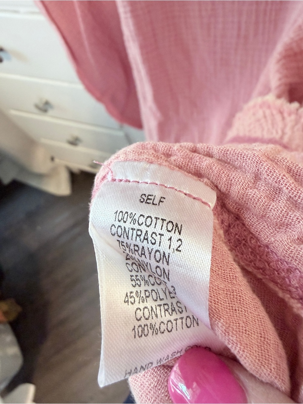 easel Pink Multi-Print Patchwork V-Neck Tunic - Picture 10 of 10
